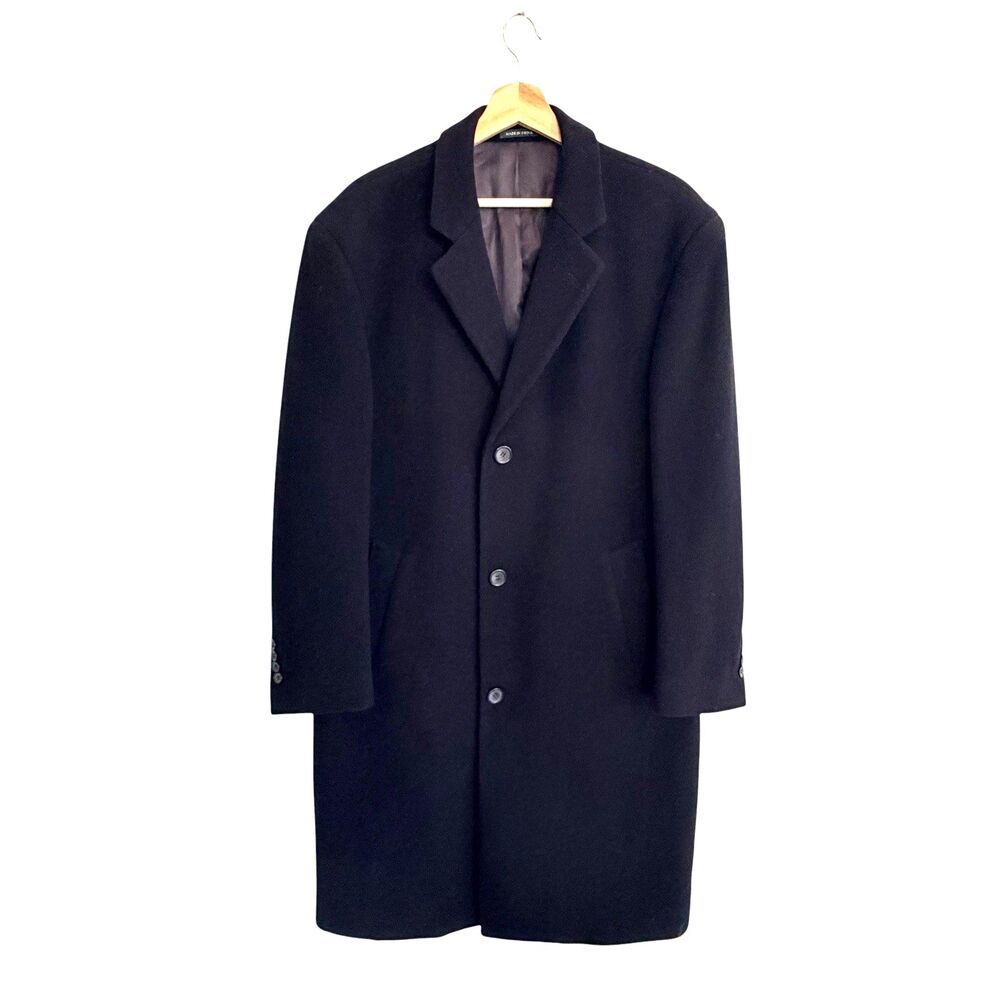Lauren Ralph Lauren Mens Cashmere Blend Overcoat Size 40R Business Formal